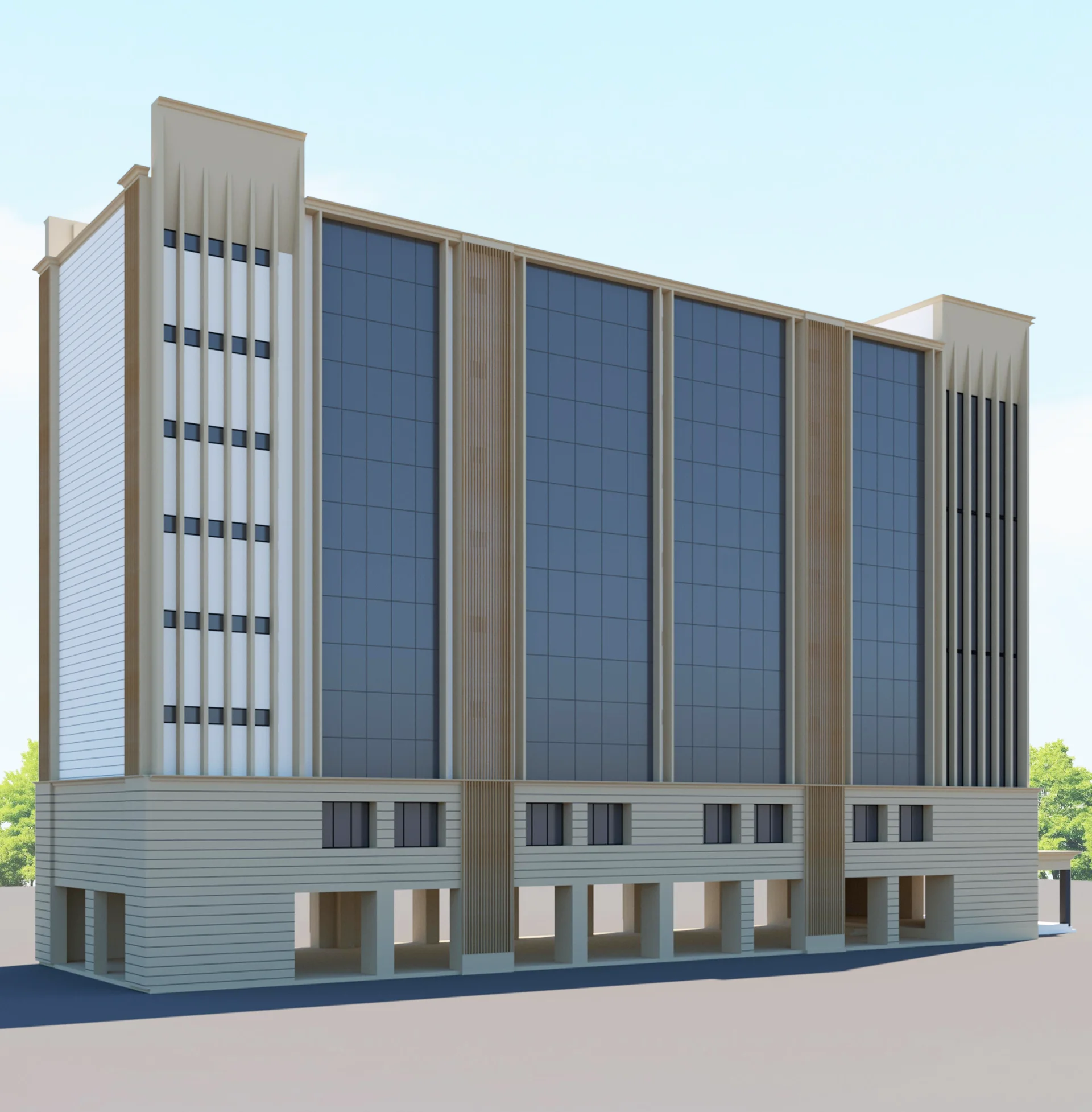 Institutional Building at Sumandeep Vidyapeeth